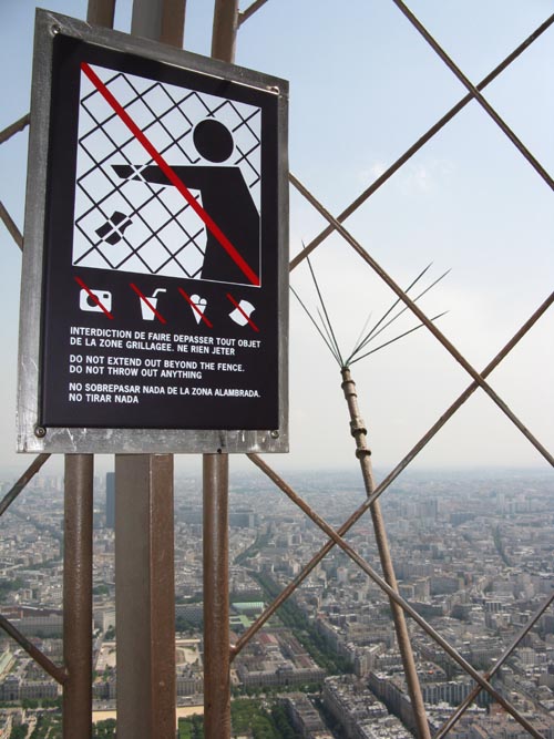 Top Floor (Sommet), Eiffel Tower (Tour Eiffel), Paris, France