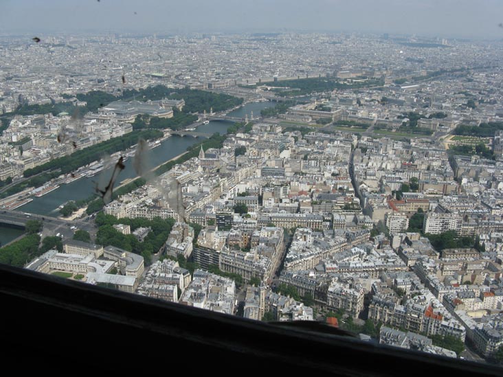 View From Top Floor (Sommet), Eiffel Tower (Tour Eiffel), Paris, France