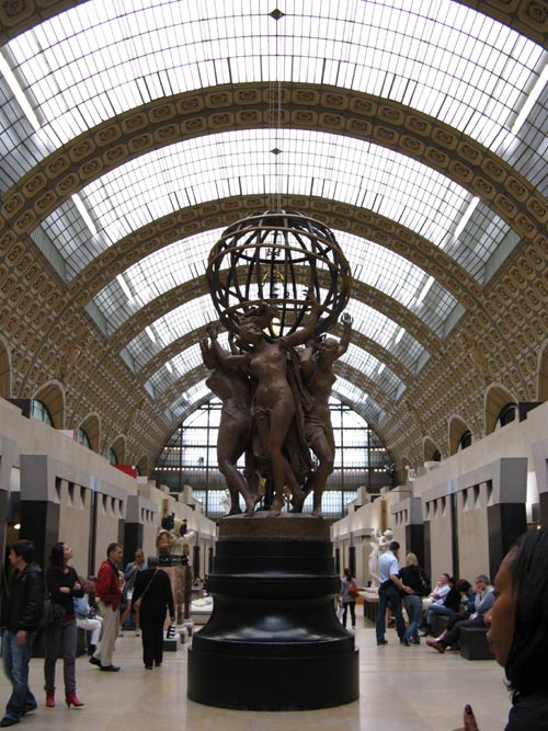 Les quatre parties du monde soutenant la sphère céleste, Jean-Baptiste Carpeaux, Musée d'Orsay, Paris, France