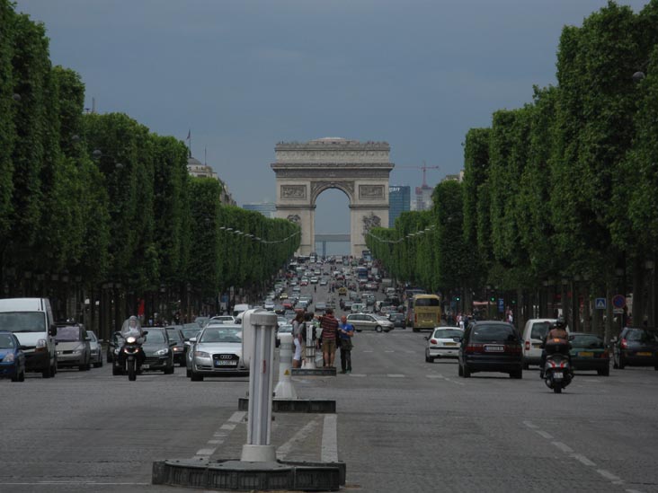 Arc de Triomphe, Champs-Élysées, 8e Arrondissement, Paris, France