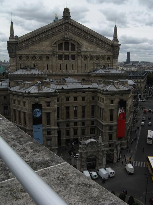 Opéra de Palais Garnier From Galeries Lafayette Roof, 40, Boulevard Haussmann, 9e Arrondissement, Paris, France