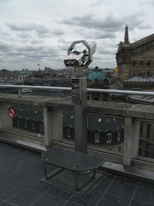 Galeries Lafayette Roof, 40, Boulevard Haussmann, 9e Arrondissement, Paris, France