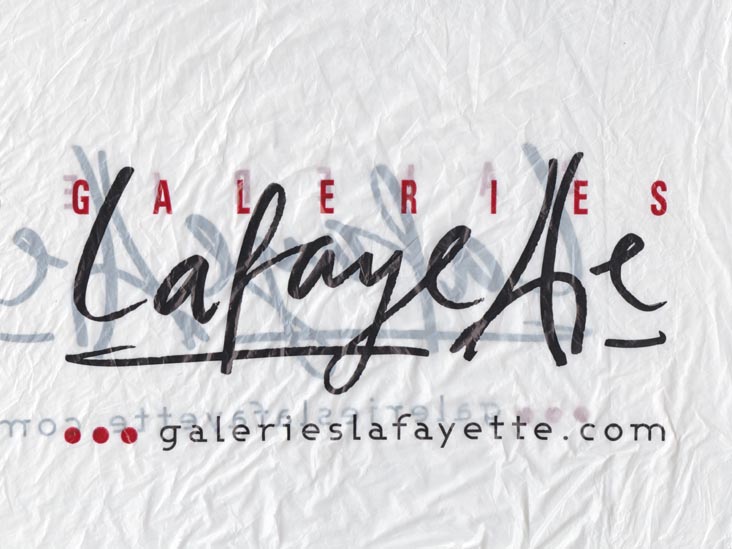 Bag From Galeries Lafayette, 40, Boulevard Haussmann, 9e Arrondissement, Paris, France