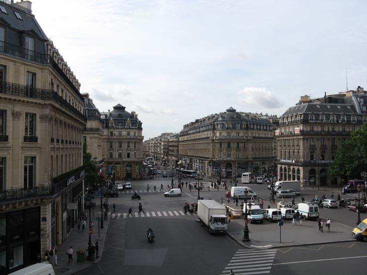 Place de l'Opéra From Loggia, Palais Garnier, 9e Arrondissement, Paris, France