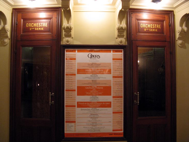 Orchestre Level, Palais Garnier, Place de l'Opéra, 9e Arrondissement, Paris, France