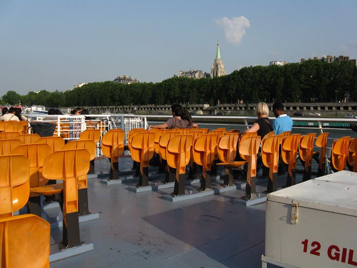 Bateaux-Mouches Sightseeing Cruise, River Seine, Paris, France