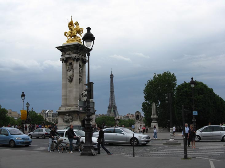 Eiffel Tower From Pont Alexandre III, Paris, France
