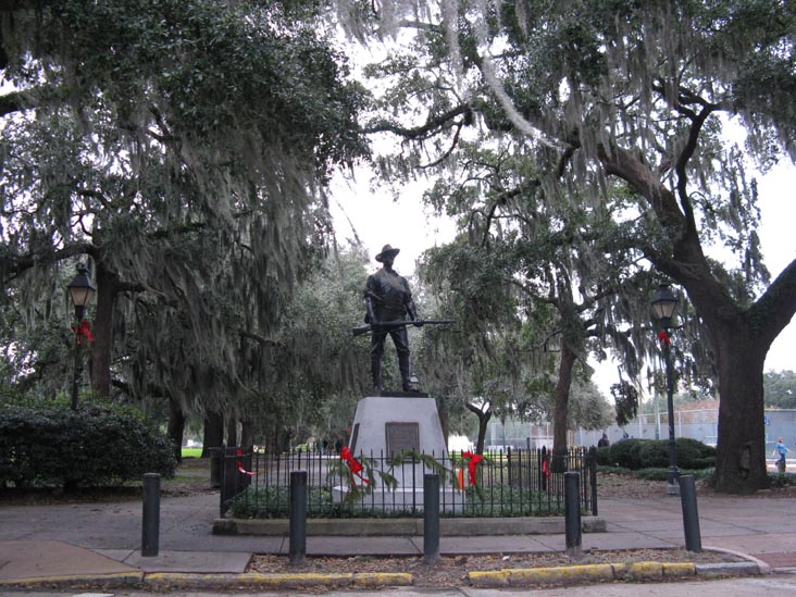 Spanish-American War Memorial, Park Avenue at Bull Street, Forsyth Park, Savannah, Georgia
