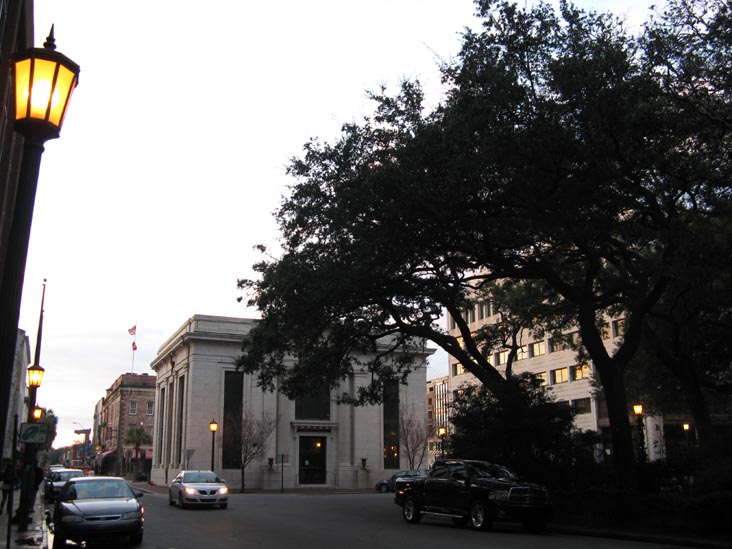 Bull Street and Congress Street, SW Corner, Johnson Square, Savannah, Georgia