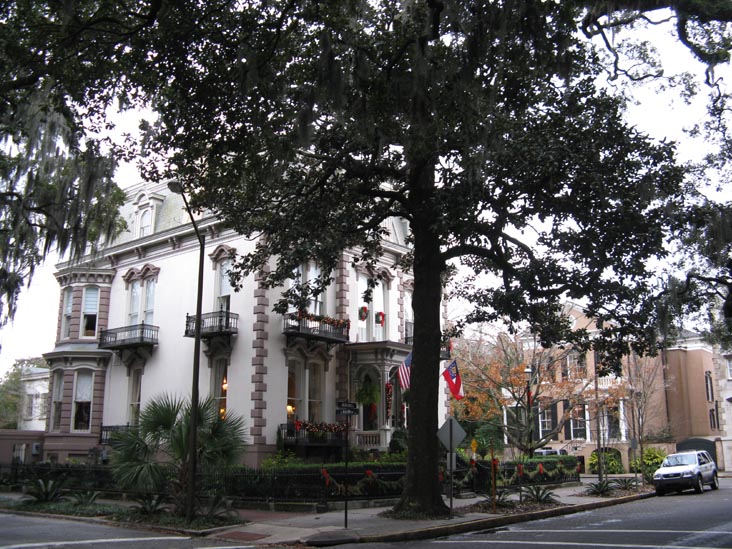 Hamilton-Turner Inn, Abercorn Street and Macon Street, SE Corner, Across From Lafayette Square, Savannah, Georgia