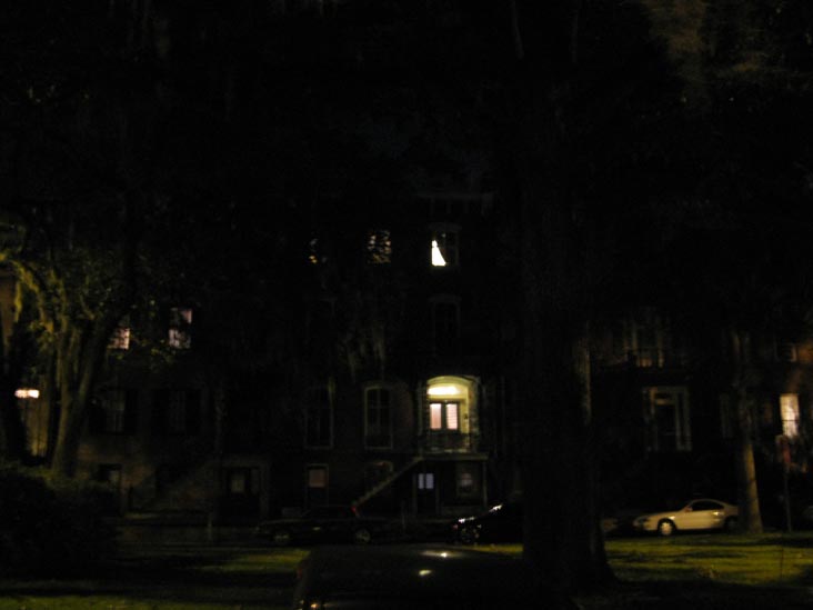 Savannah Ghosts Walking Tour, North Side of Oglethorpe Avenue Between Abercorn Street and Lincoln Street, Savannah, Georgia