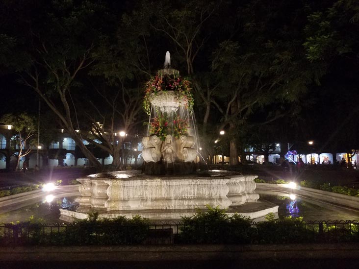 Parque Central/Plaza Mayor, Antigua, Guatemala, July 29, 2019