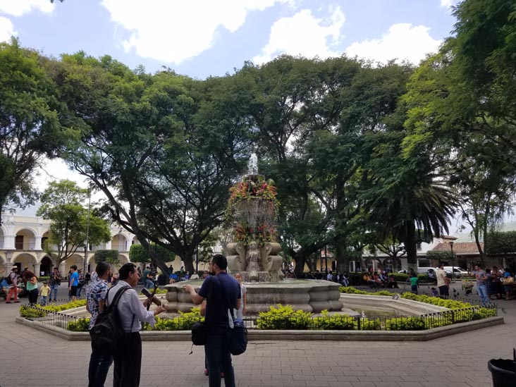 Parque Central/Plaza Mayor, Antigua, Guatemala, July 30, 2019