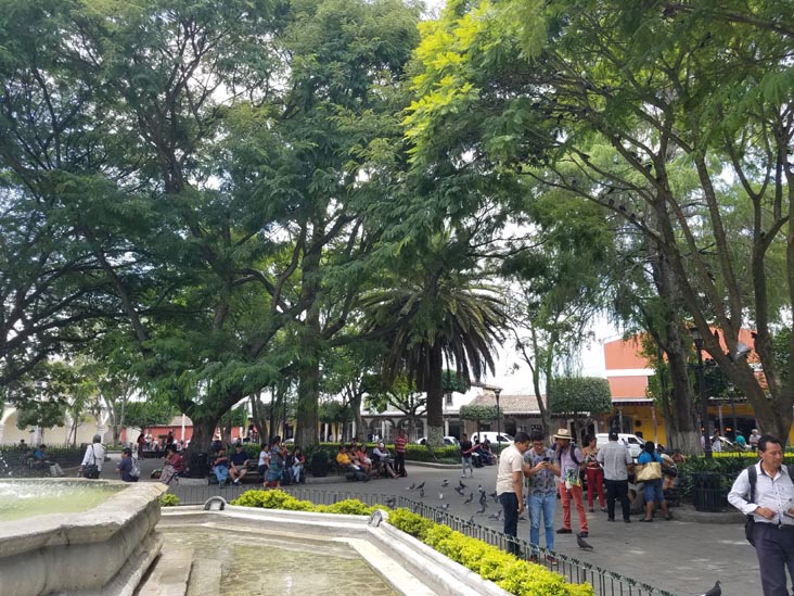 Parque Central/Plaza Mayor, Antigua, Guatemala, July 30, 2019