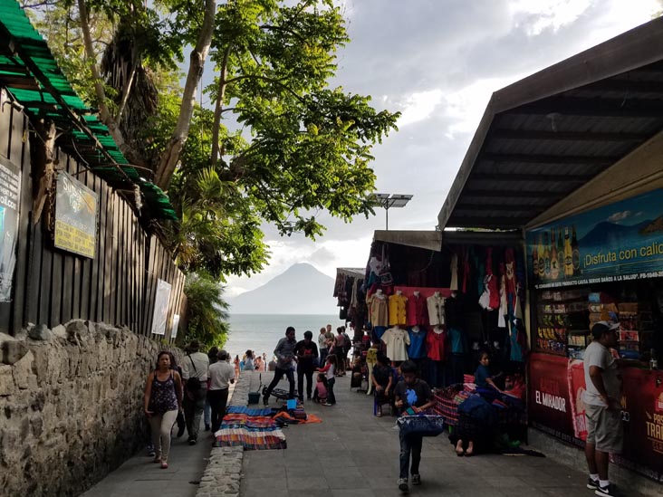 Market Stalls Near Playa Publica, Panajachel, Guatemala, July 27, 2019