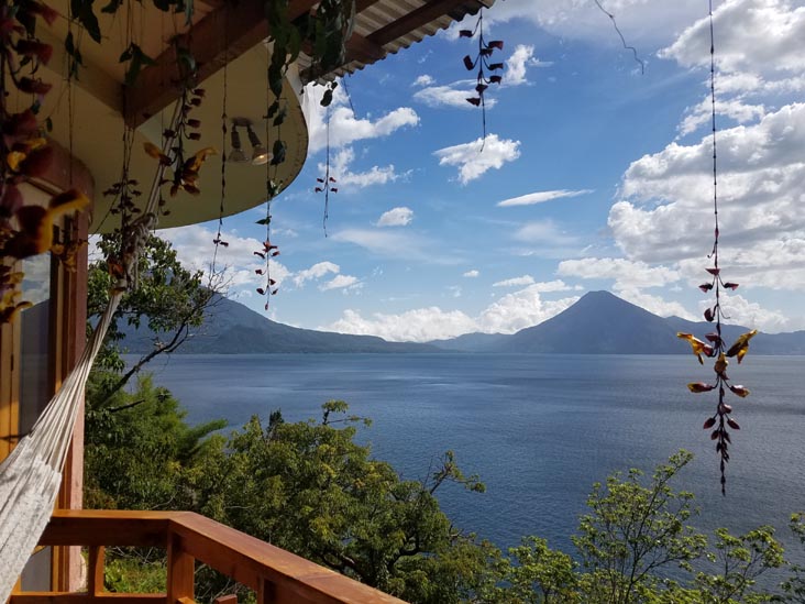 Clock Vine, Lake Atitlán From Villas B'alam Ya, Santa Catarina Palopó, Lake Atitlán, Guatemala, July 26, 2019