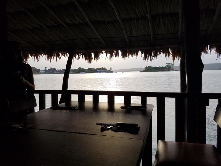 Lake Petén Itzá From Raices Bar and Grill, Playa Sur, Flores, Petén, Guatemala, July 22, 2019