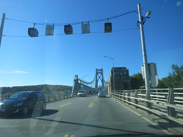 Mid-Hudson Bridge Between Poughkeepsie and Highland, Hudson Valley, New York, October 10, 2015