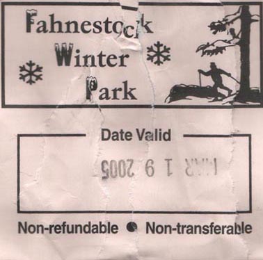 Fahnestock Winter Park Trail Pass