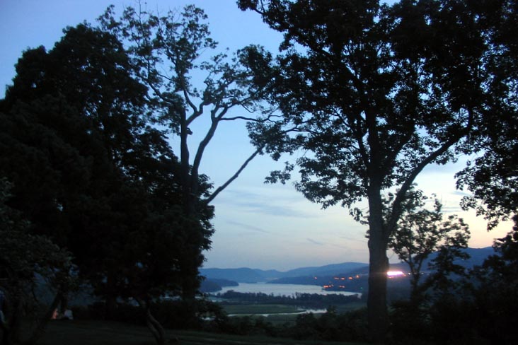 Hudson River Valley and West Point Lights in Distance from Boscobel Restoration, 1601 Route 9D, Garrison, New York