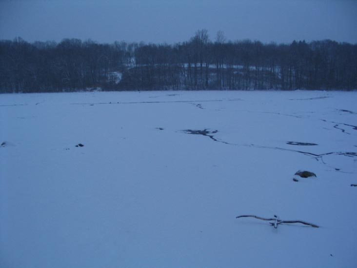 Kirk Lake in Winter, Mahopac, New York, December 31, 2005