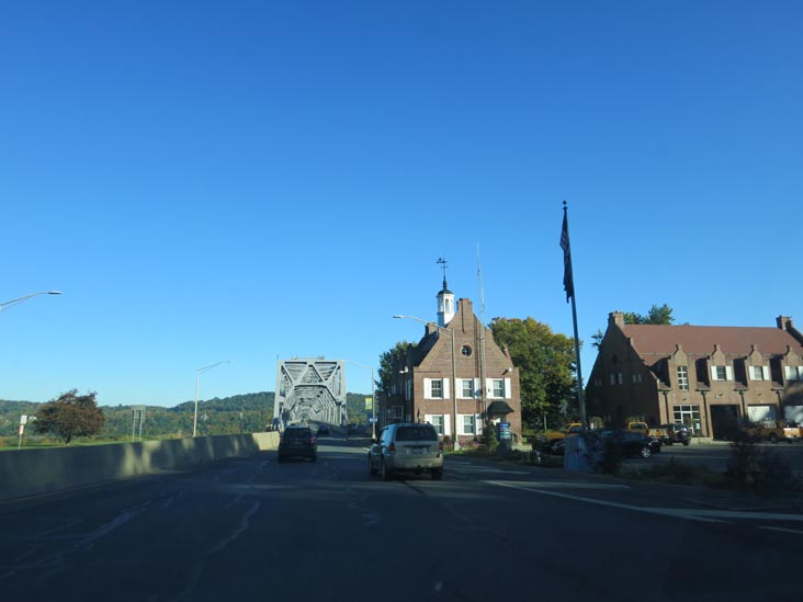 Rip Van Winkle Bridge Between Catskill and Hudson, Hudson Valley, New York, October 12, 2015