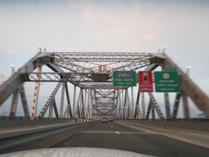 Tappan Zee Bridge From Eastbound Lanes, Hudson Valley, New York, July 4, 2012