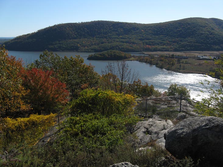 Hudson River From Bear Mountain Bridge Road Scenic Overlook, Westchester County, New York