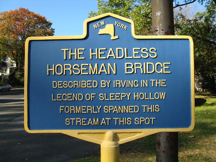 Headless Horseman Bridge Site, North Broadway, Sleepy Hollow, New York