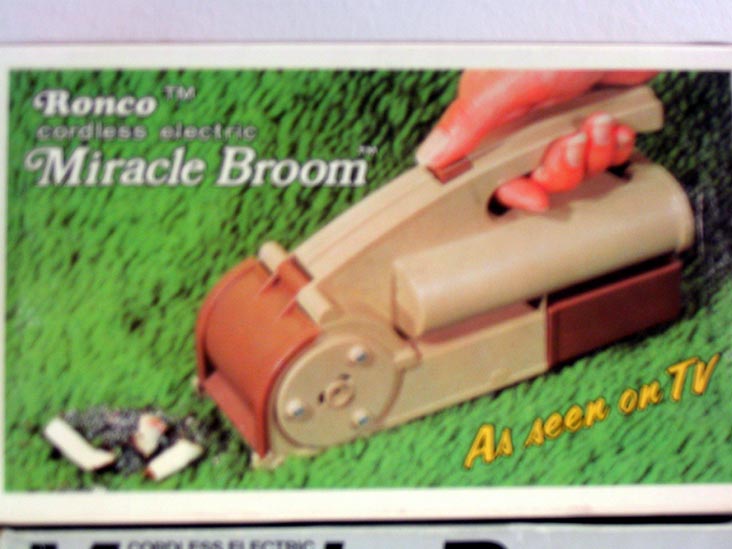 Miracle Broom, The Appeal and Spiel of Ronco and Popeil Exhibit, Chicago Cultural Center, 78 East Washington Street, Chicago, Illinois