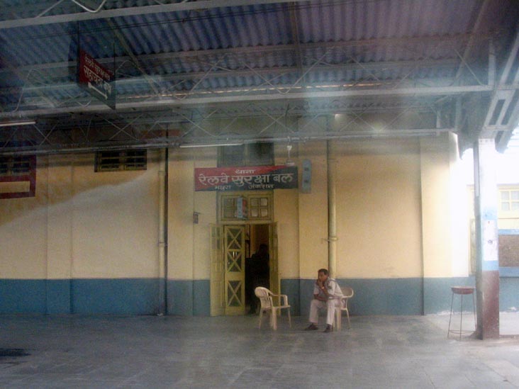 Mathura Train Station, Delhi-Agra Shatabdi Express, India