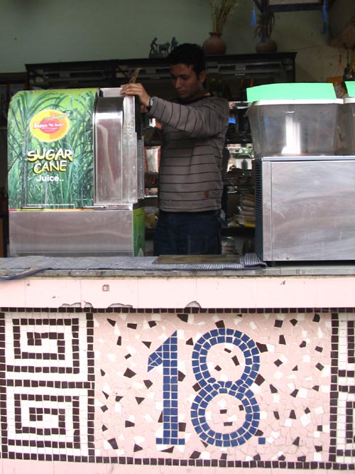 Sugar Cane Juice Machine, Navdanya Organic Food, Stall No. 18, Dilli Haat, Sri Aurobindo Marg, South Delhi, India