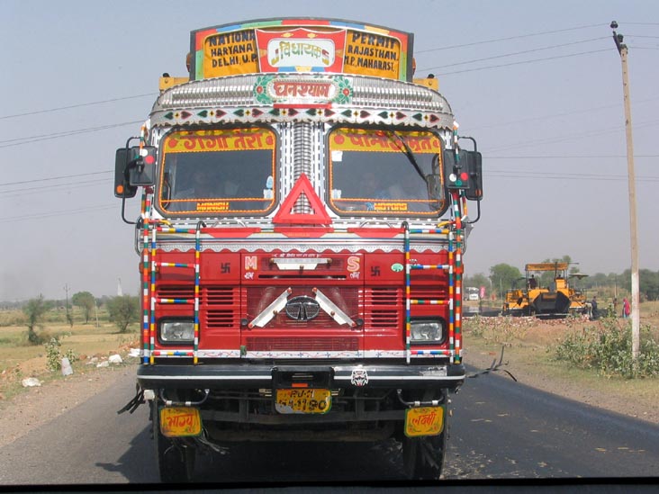 Tata Lorry Between Fatehpur Sikri and Jaipur, India