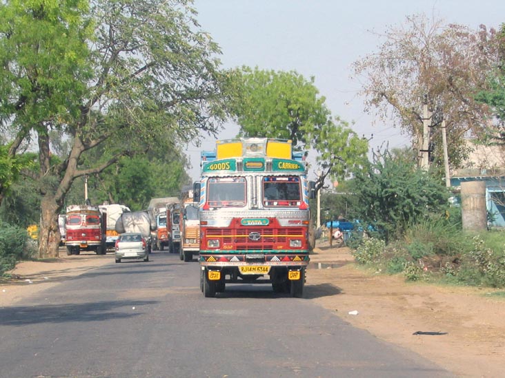 Tata Lorry Between Fatehpur Sikri and Jaipur, India