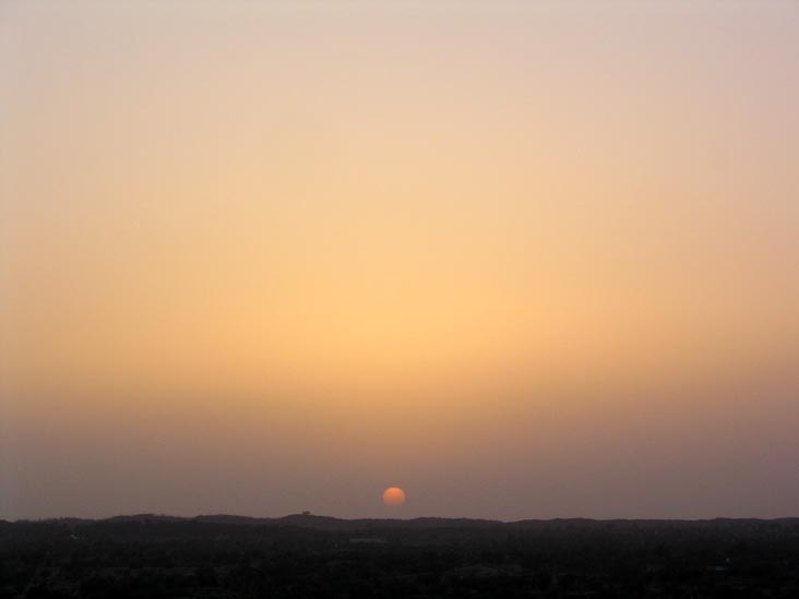 Sunset Over Deogarh From Deogarh Mahal Palace, Deogarh, Rajasthan, India
