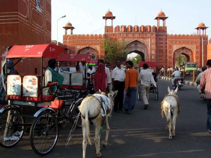 Ajmeri Gate, Autorickshaw Ride Through Jaipur, Rajasthan, India