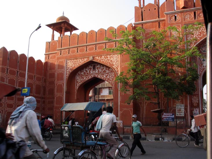 Ajmeri Gate, Autorickshaw Ride Through Jaipur, Rajasthan, India