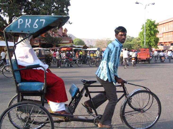 Rickshaw, Old City, Jaipur, Rajasthan, India