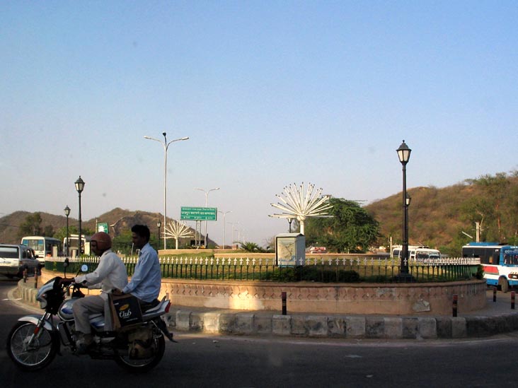 Traffic Circle, Bypass Road, Jaipur, Rajasthan, India