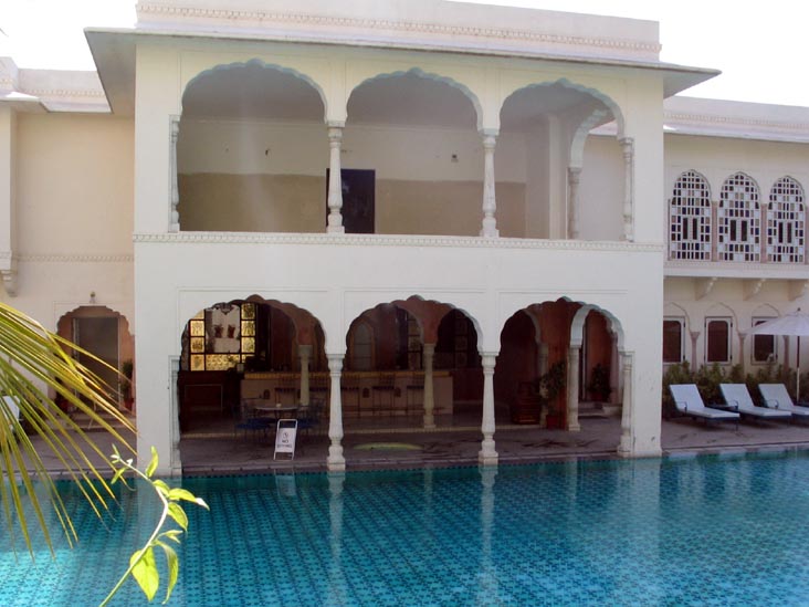 Pool, Samode Haveli, Gangapole, Jaipur, Rajasthan, India