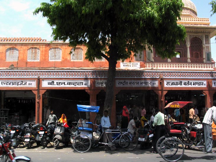 Rickshaws, Tripolia Bazar, Jaipur, Rajasthan, India