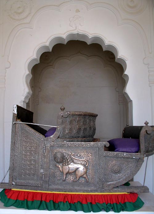 Elephant Howdah Gallery, Mehrangarh, Jodhpur, Rajasthan, India