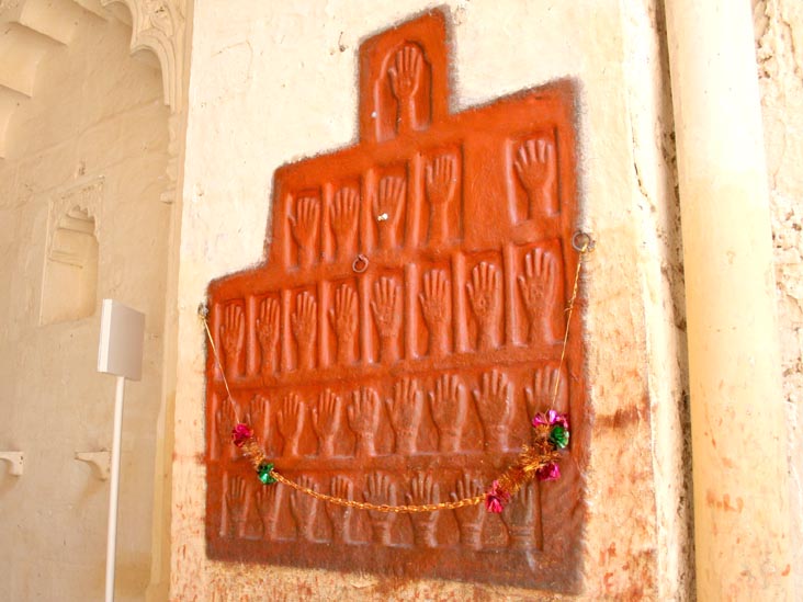 Sati Gate, Mehrangarh, Jodhpur, Rajasthan, India