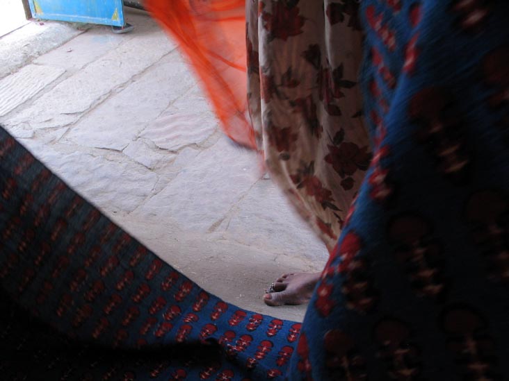 Textiles, Madina's Local Store, Salawas, Rajasthan, India
