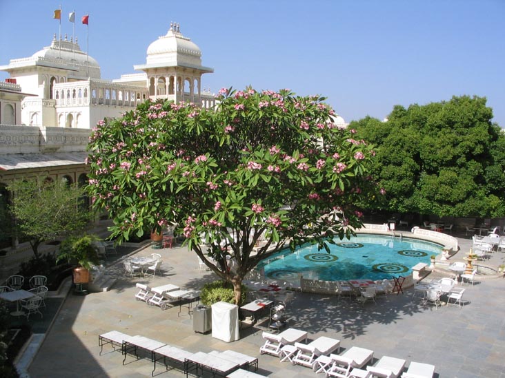 Pool Area, Shiv Niwas Palace Hotel, Udaipur, Rajasthan, India