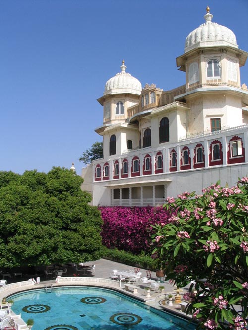 Pool, Shiv Niwas Palace Hotel, Udaipur, Rajasthan, India