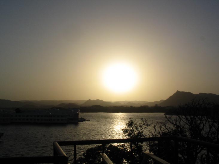 Sunset From Sunset Terrace, Udaipur, Rajasthan, India
