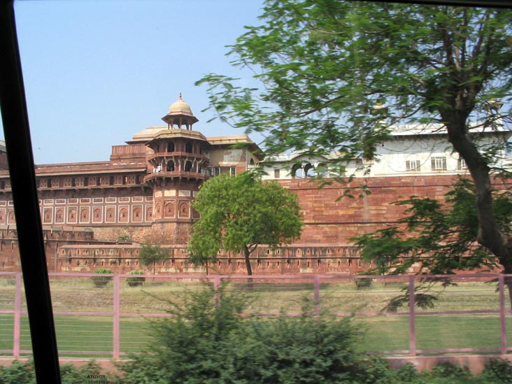 Agra Fort From Yamuna Kinara Road, Agra, Uttar Pradesh, India