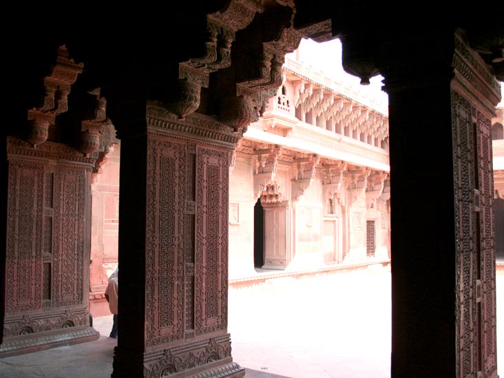 Palace Court, Jahangiri Mahal, Agra, Uttar Pradesh, India