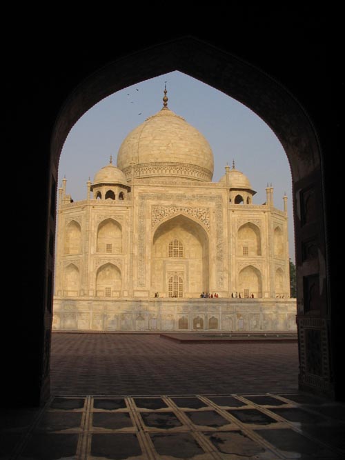 View From Mosque, Taj Mahal, Agra, Uttar Pradesh, India